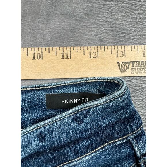 Judy Blue Jeans Skinny Fit Womens Size 1/25 JB88364 Stretch High Rise Raw Hem - Picture 6 of 12